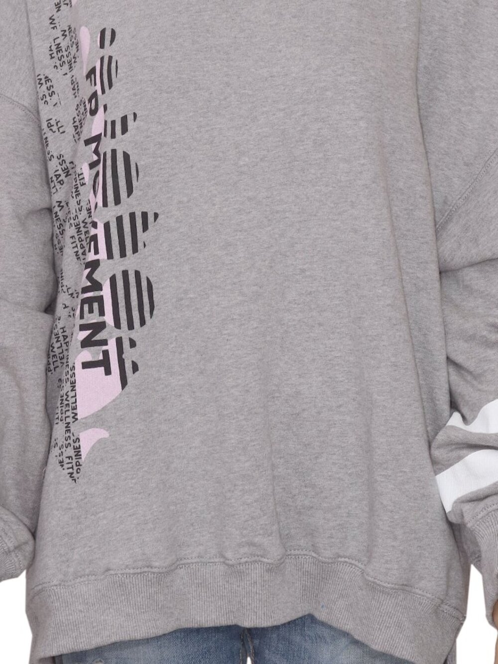 Free People Fp Movement Ash All Star Buti Logo Crew Neck Pullover Sweatshirt XL - Picture 4 of 6